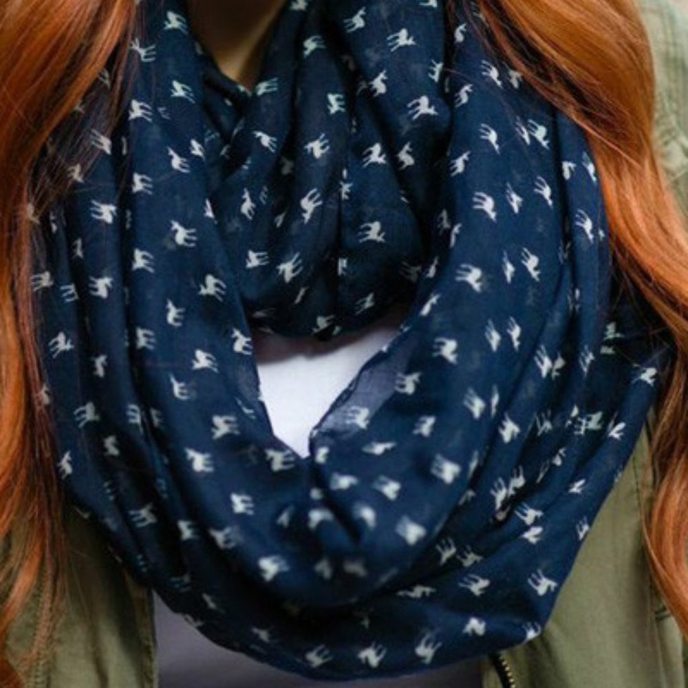 Deer Infinity Scarf